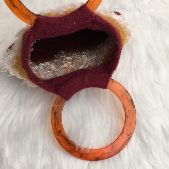 Boho Hand Crafted Wool Felted Bag - Picture 7 of 7